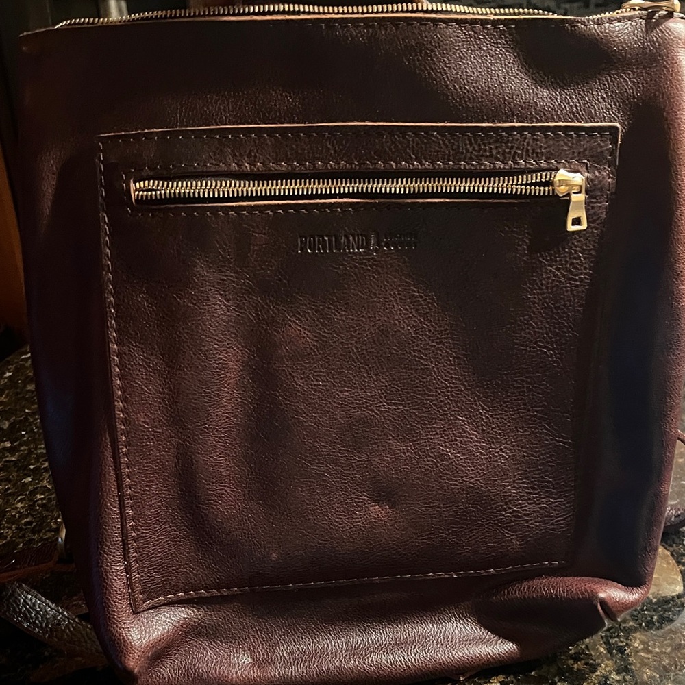 Portland Leather Dark Brown Messenger Bag